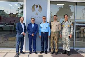 بازدید معاون بهداشت، امداد و درمان آجا و رئیس دانشگاه علوم پزشکی آجا از بیمارستان فوق تخصصی سرطان برکت
